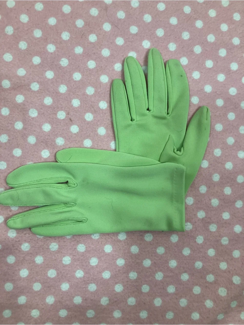 Vintage Ladies Wrist Gloves 6 1/2